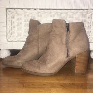 Beige Booties